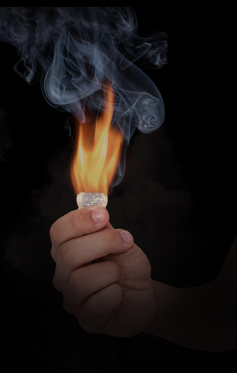 inflation, euro, devaluation, fire, flames, business, currency, loss, financial, coin, inflation, inflation, inflation, inflation, inflation